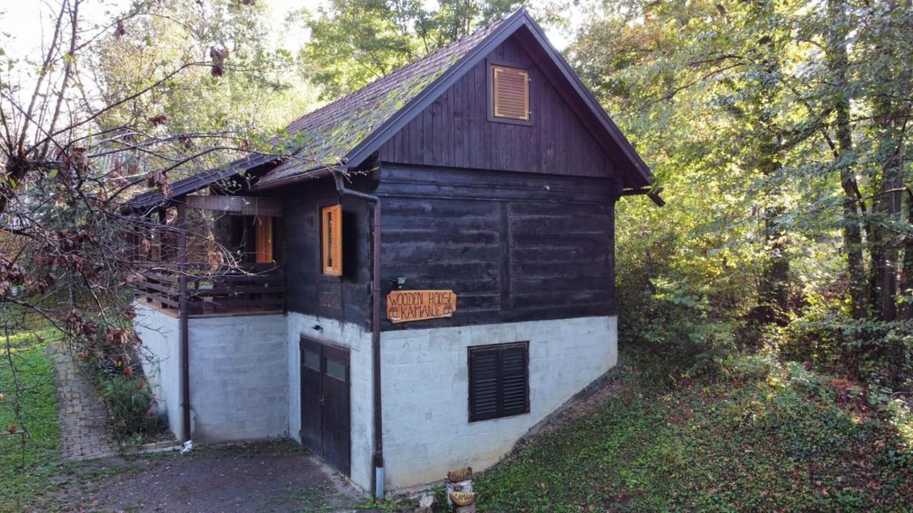 Wooden House Near The River Kupa Kamanje Eksteriør billede