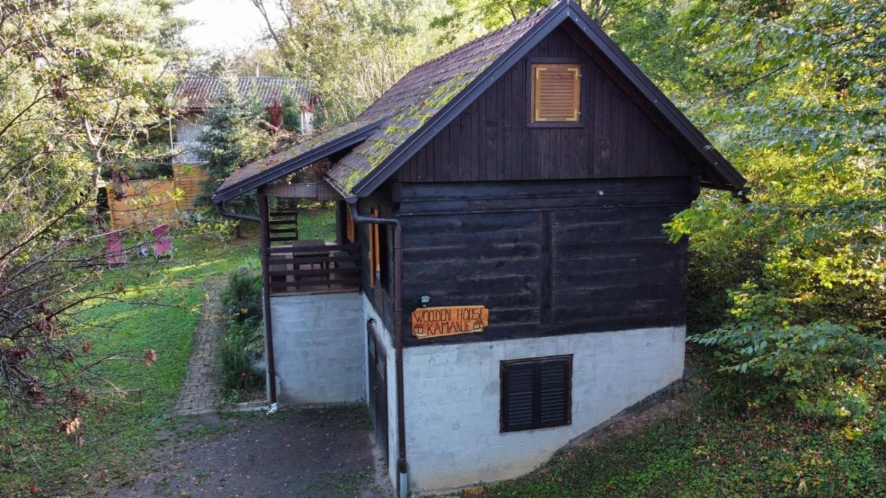 Wooden House Near The River Kupa Kamanje Eksteriør billede